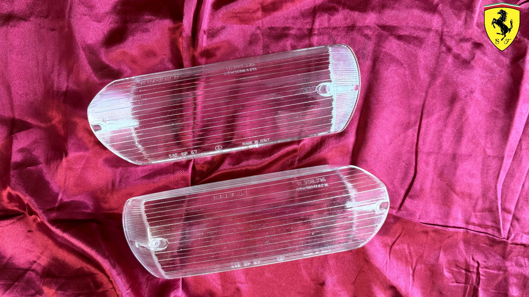 Front turn signal lenses Ferrari 330