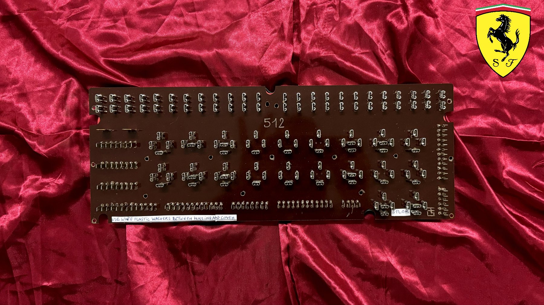 Fuse board Ferrari 512 TR