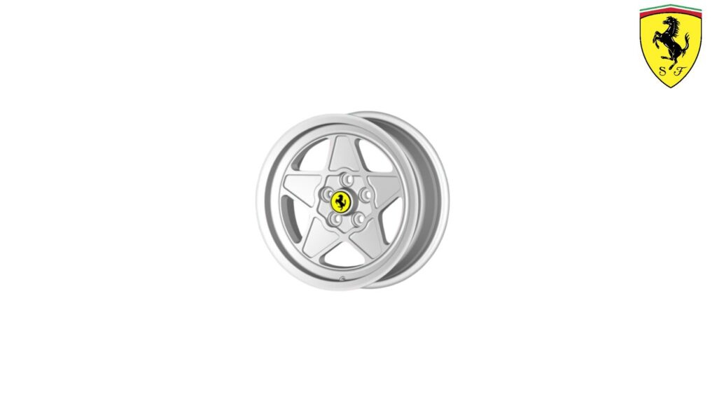 Ferrari 308 208 288 GTO & F40 16" 5 Spoke Ferrari-Style 308 Wheels set of four Silver V8